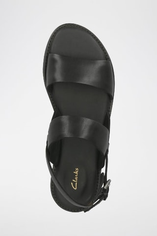 Sandalias de piel Karsea - Negro