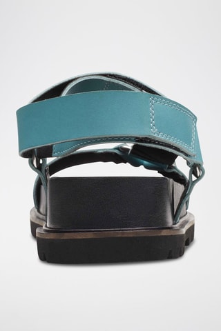 Sandales en cuir Orianna - Turquoise