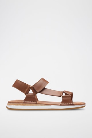 Sandalias de piel CraftSun - Marrón
