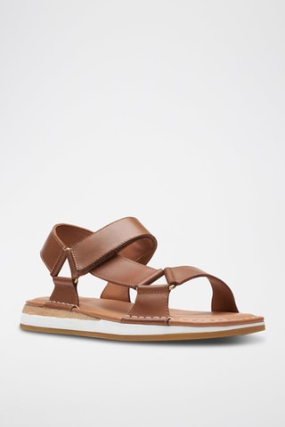 Sandalias de piel CraftSun - Marrón
