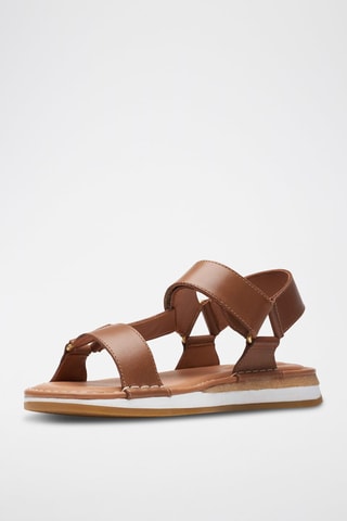 Sandalias de piel CraftSun - Marrón