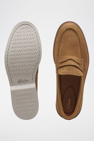 Mocassins en nubuck Atticus-Marron