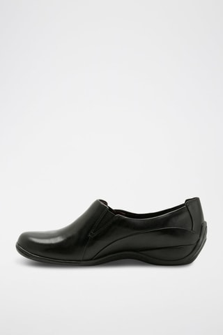 Mocassins en cuir Coffee - Noir