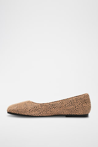 Ballerines en cuir - Beige