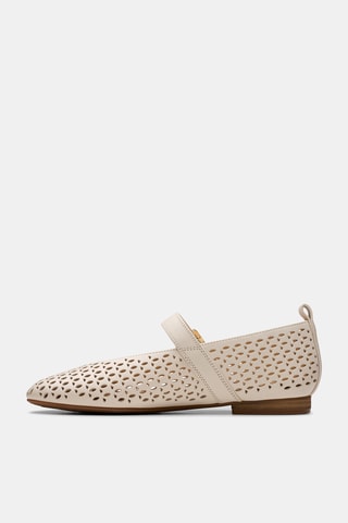 Babies en cuir - Ecru