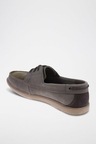 Chaussures bateau en nubuck Bratton - Marron foncé