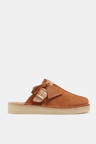 Sabots Trek Mule - Camel et beige