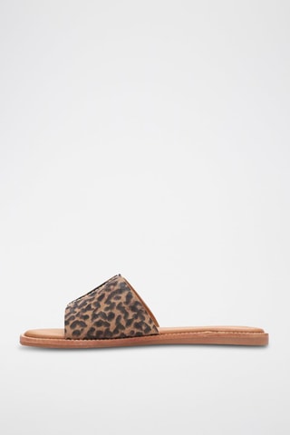Mules en nubuck Karsea - Marron