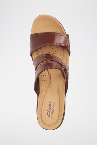 Mules à talons en cuir Merliah - Marron