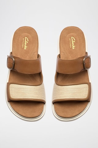 Mules en cuir Arwell - Marron