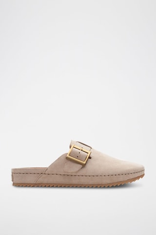 Sabots en nubuck Brookleig - Beige clair