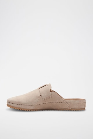 Sabots en nubuck Brookleig - Beige clair