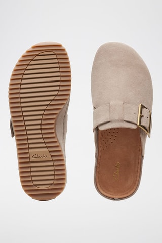 Sabots en nubuck Brookleig - Beige clair