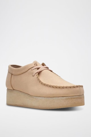 Low boots en nubuck Wallacraft - Rose poudré