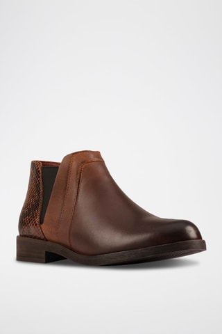 Bottines Chelsea en cuir Demi2 - Marron