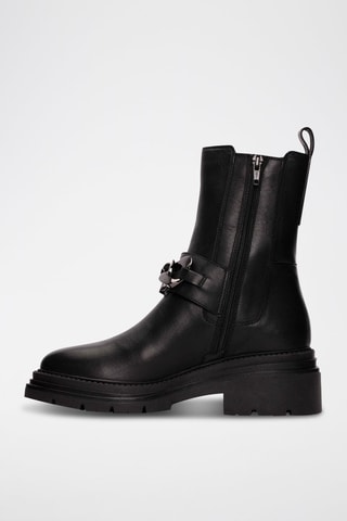 Bottines en cuir Zibab - Noir