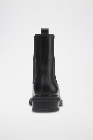 Bottines Chelsea en cuir Tilham - Noir