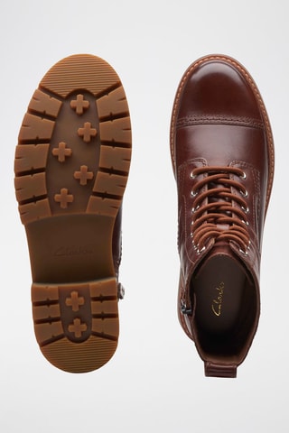 Bottines en cuir Orianna - Marron