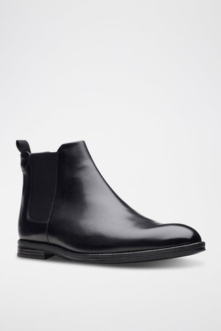 Bottines Chelsea en cuir CitiStride - Noir