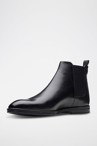 Bottines Chelsea en cuir CitiStride - Noir
