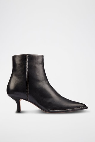 Bottines en cuir Thorna - Noir