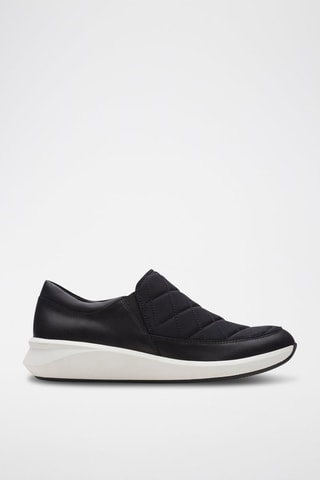 Slip-on de piel Un Rio - Negro