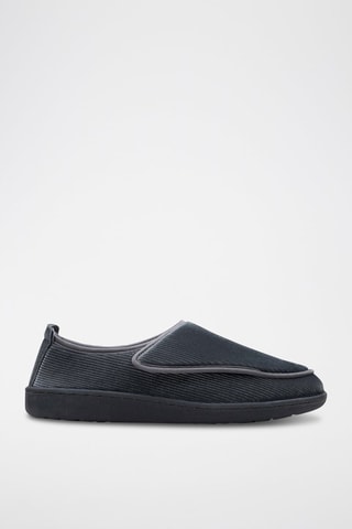 Zapatillas de terciopelo Home - Gris oscuro
