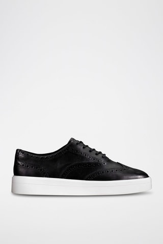 Baskets en cuir Hero - Noir