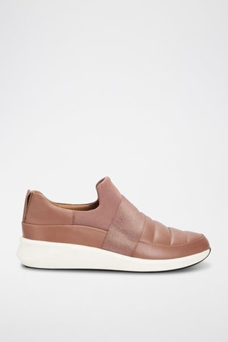 Zapatillas de piel Rio - Rosa viejo
