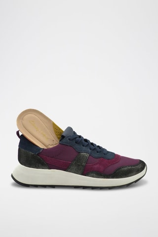 Baskets en cuir DashLite - Violet
