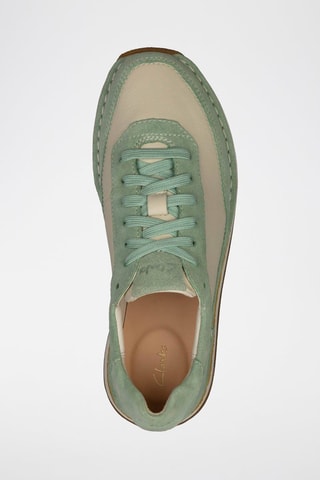 Baskets en nubuck CraftRun - Vert clair
