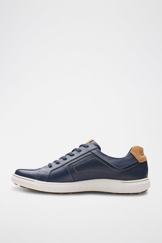 Baskets en cuir Mapstone - Bleu marine