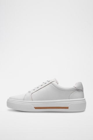 Baskets plateformes en cuir Hollyrose - Blanc