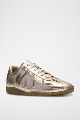 Zapatillas de piel - Dorado