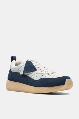 Baskets en nubuck Lockhill - Bleu marine