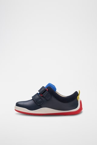 Baskets en cuir Noodle Fun T - Bleu