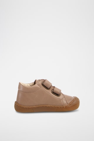 Bottines en cuir - Beige