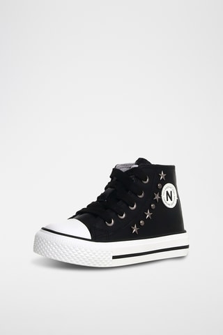 Bottines en cuir - Noir