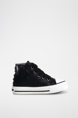 Bottines en cuir - Noir