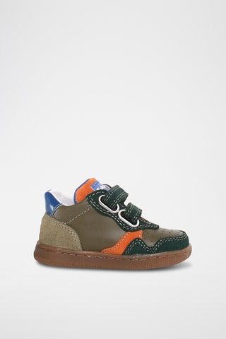 Baskets en cuir - Kaki