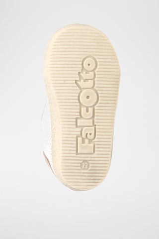 Baskets en nubuck - Blanc et bleu