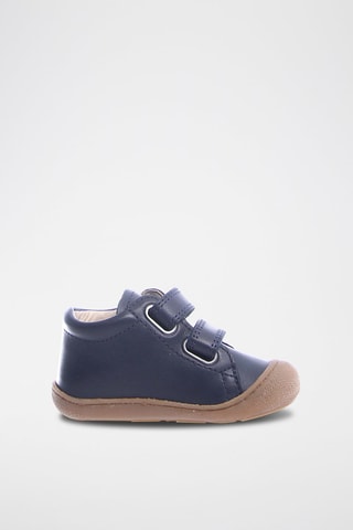 Bottines en cuir nappa Cocoon - Bleu