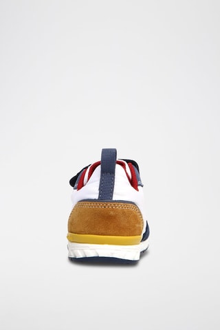 Baskets en nubuck - Bleu et blanc