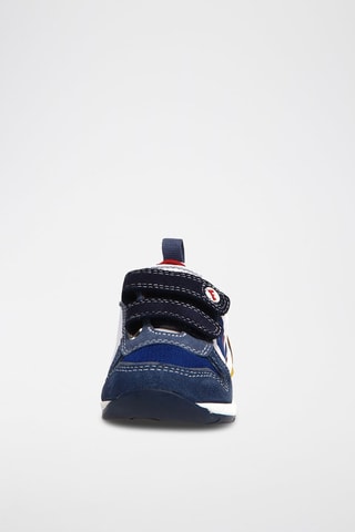 Baskets en nubuck - Bleu et blanc