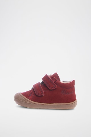 Baskets en nubuck - Rouge