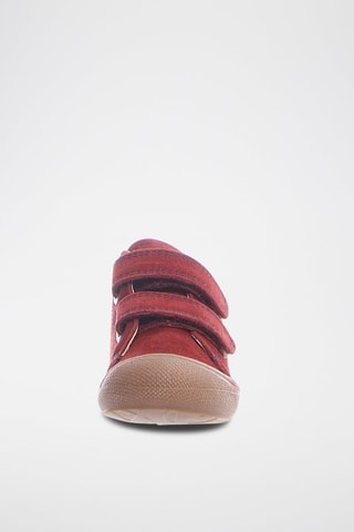 Baskets en nubuck - Rouge