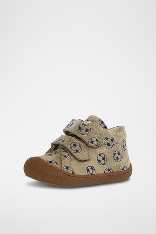 Bottines en nubuck - Bleu marine