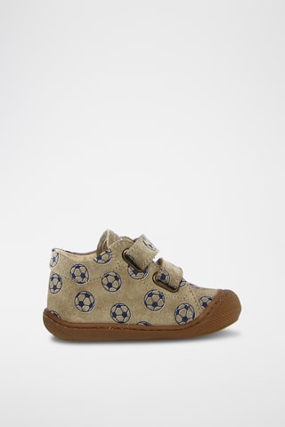 Bottines en nubuck - Bleu marine