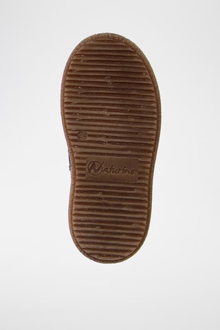 Bottines fourrées en cuir - Bleu