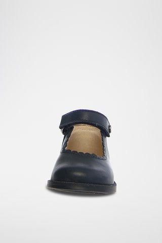 Babies en cuir - Bleu
